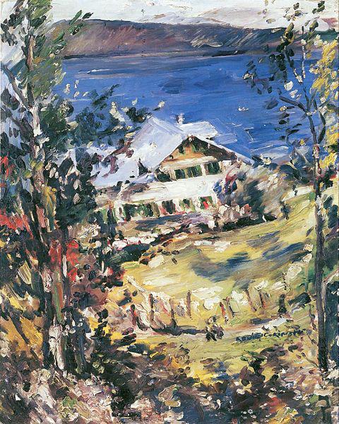 Lovis Corinth Walchensee, Landhaus mit Wascheplatz china oil painting image